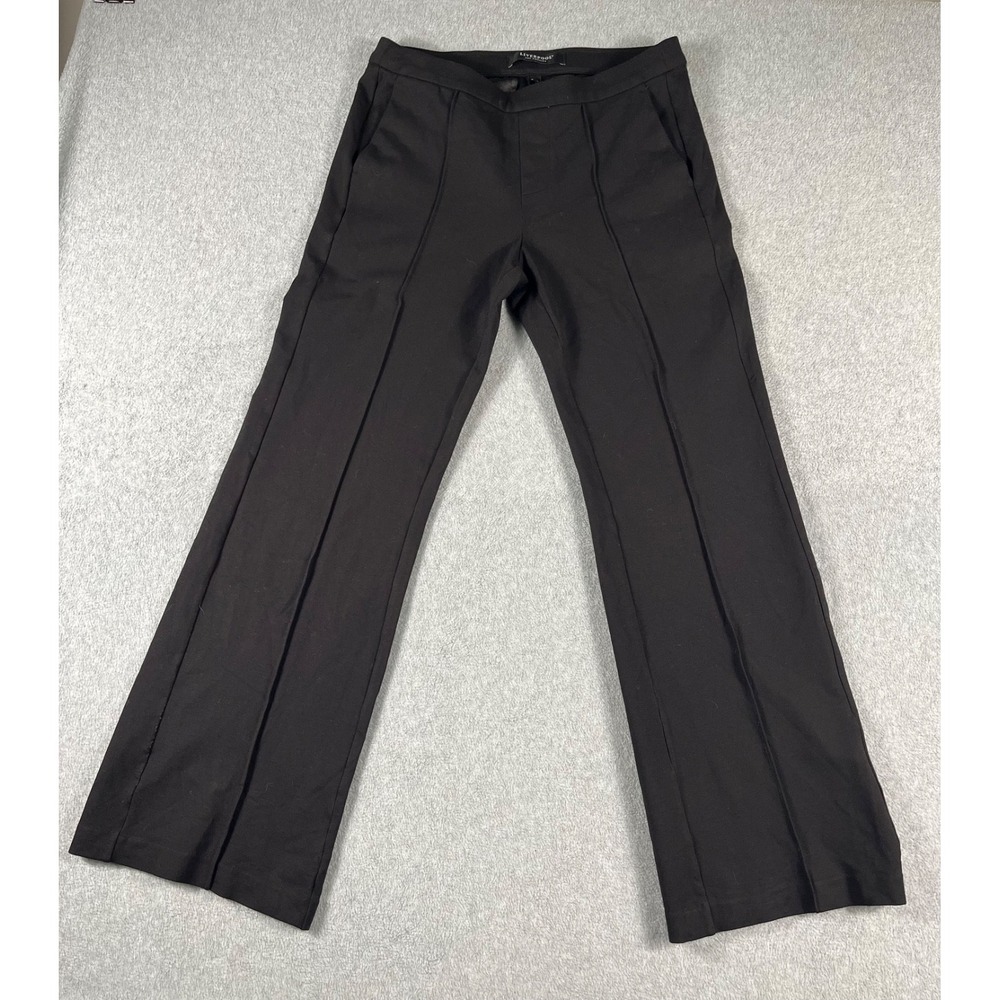Liverpool Los Angeles Black Kayla Pull-On Wide Leg Ponte Pants 6 LM4700M44